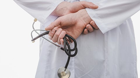 Officials from the Andhra Pradesh Medical Council oversee inspections as part of a statewide drive to identify and act against unqualified medical practitioners.