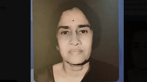 Black and white portrait of Dr. Kamala Sohonie.
