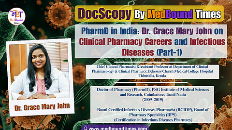Banner for DocScopy with Dr. Grace Mary John 