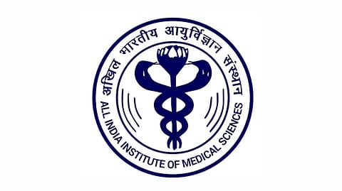 A logo of AIIMS