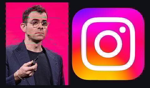 Head of Instagram Adam Mosseri META and Instagram Logo