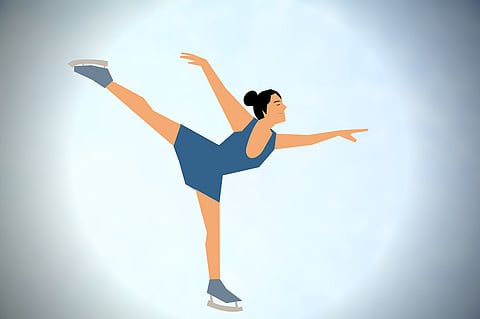ice skating figure skater