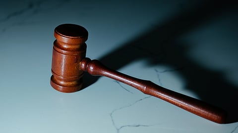 A court gavel