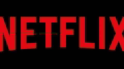 Red Netflix logo with bold.