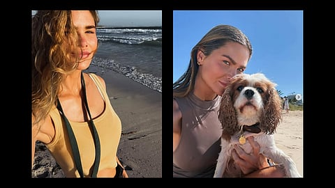 Megan Marx on the beach