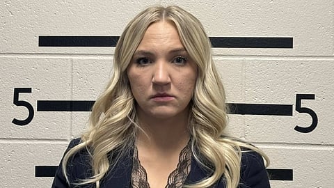 Melissa Knutson after sentencing 