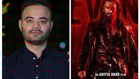 A collage of Dr. Sunny Ashok and Ranveer Singh from the movie.