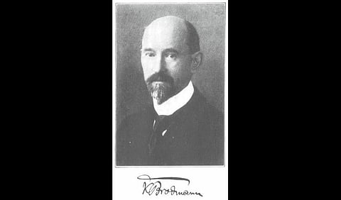 Frontispiece in the original 1909 edition of Brodmann's book