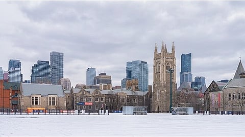 Back side of University of Toronto Campus.