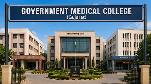 Illustration of college 