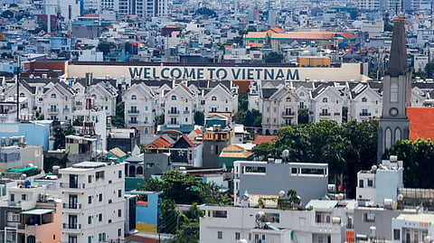 Vietnam city.