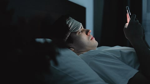 Late-night screen use can interfere with sleep and keep the mind alert in the dark.