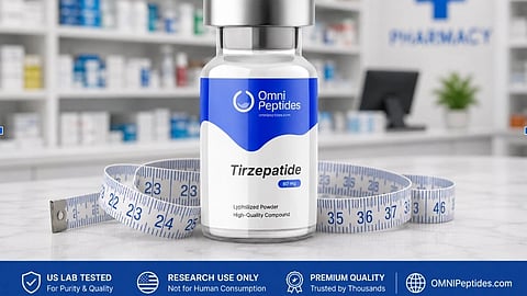 Tirzepatide can help people lose weight with healthy lifestyle changes.