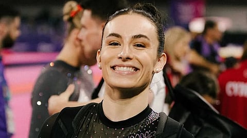 New Zealand gymnast and medical student Courtney McGregor during her Commonwealth Games comeback.