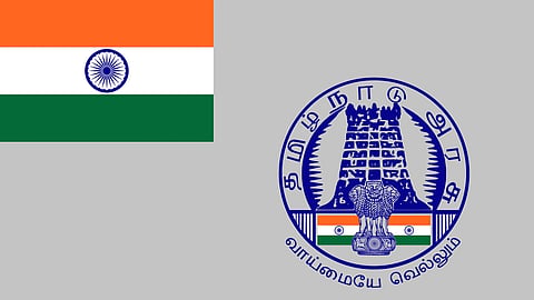State flag of Tamil Nadu.