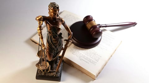Illustrative image of a justice gavel  