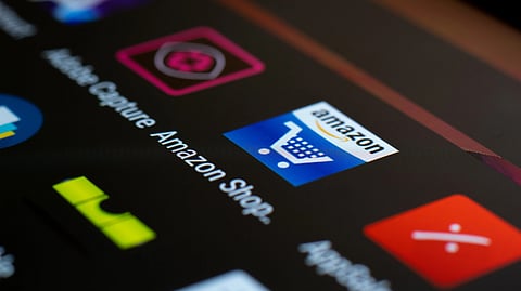 An amazon app on mobile screen.