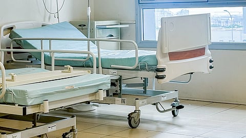 empty hospital beds 