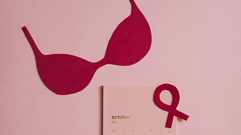 illustration of breast cancer awareness