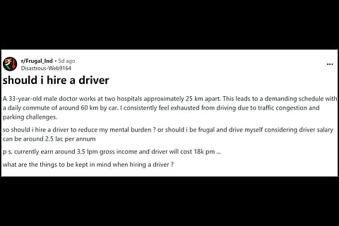 Reddit Post by the doctor
