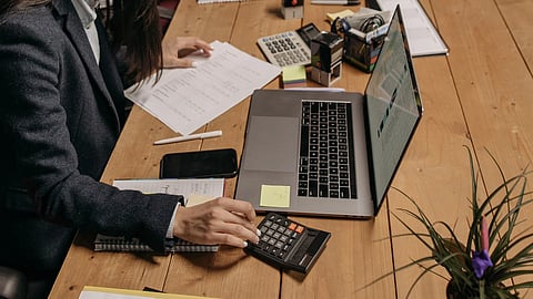 people working at the office