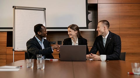 people sitting at the table