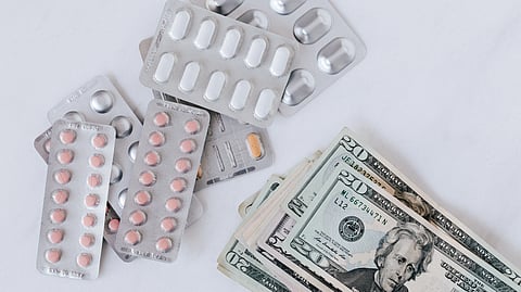 Money and medication kept together