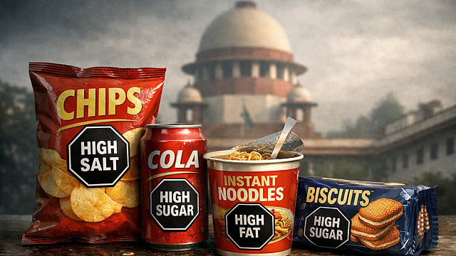 India Mandates Red Warning Labels on High-Sugar, Fat, Salt Foods After Supreme Court Push