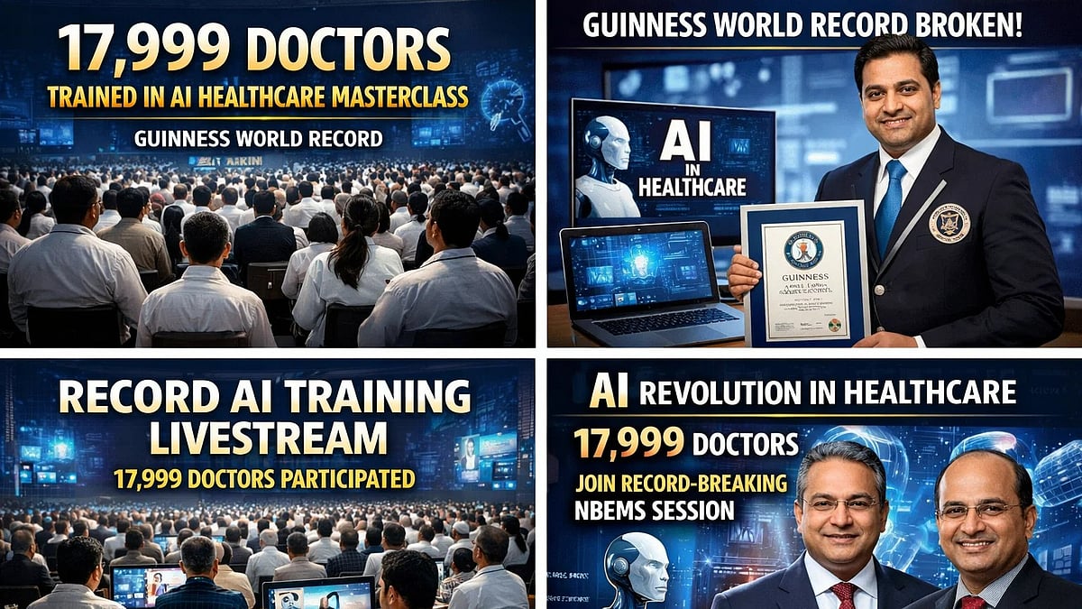 NBEMS Guinness Record: 17,999 Doctors Join AI Healthcare Training