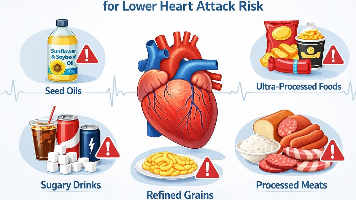 5 Foods to Avoid to Reduce Sudden Heart Attack Risk: Doctor