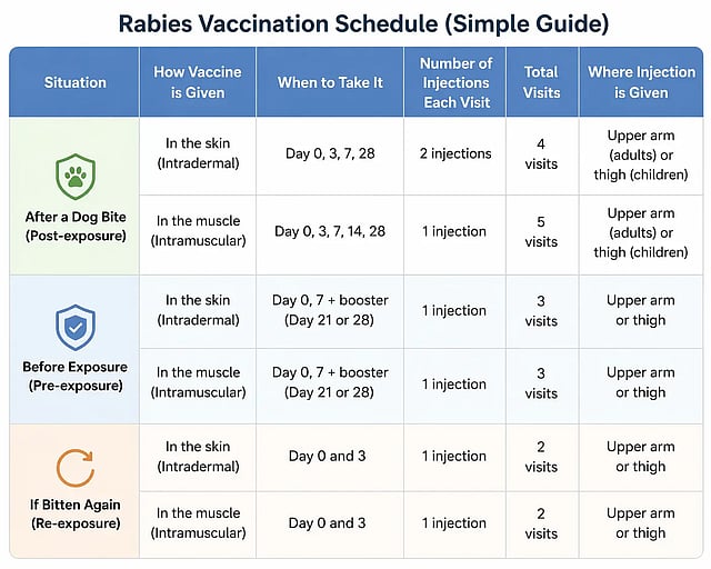 Dog Bite First Aid: Rabies Symptoms and Vaccine Guide