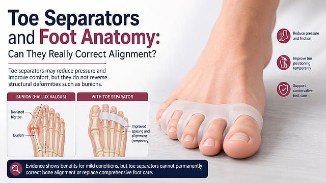 Toe Separators and Foot Anatomy: Can They Really Correct Alignment?