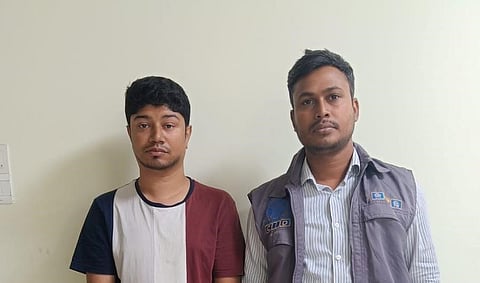 সাইবার আক্রমণে জড়িত থাকার অভিযোগে গ্রেফতার আরিফ আরমান। ছবি: সংগৃহীত