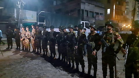 কুয়েটে দুই প্লাটুন বিজিবি মোতায়েন করা হয়েছে