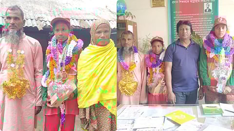 দারিদ্র্যকে জয় করে জাতীয় সাফল্য কুড়িগ্রামের সুবর্ণার