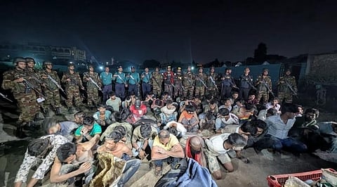 টঙ্গীতে যৌথ বাহিনীর অভিযানে গ্রেপ্তার ৬০, মাদক ও অস্ত্র উদ্ধার