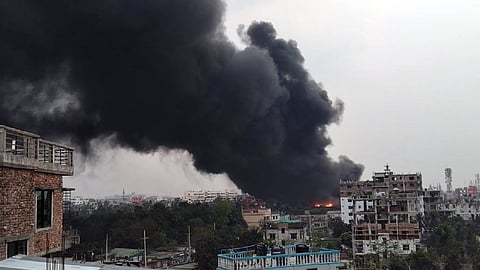 এ্যালটেক অ্যালুমিনিয়াম কারখানায় ভয়াবহ অগ্নিকাণ্ড