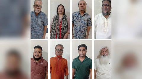 সাবেক সিইসি ও সাবেক সংসদ সদস্যসহ আওয়ামী লীগের বিভিন্ন অঙ্গসংগঠনের আট জন গ্রেফতার