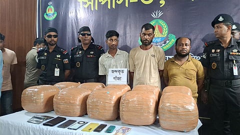  ৪৯ কেজি গাঁজাসহ টাঙ্গাইলে ৩ জন গ্রেফতার
