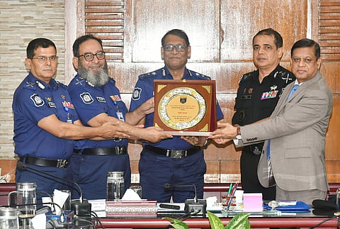 অতিরিক্ত আইজি সরদার তমিজউদ্দীন আহমেদের বিদায় সংবর্ধনা