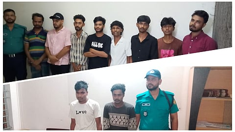 বিশেষ অভিযানে বিভিন্ন অপরাধে জড়িত গ্রেফতার ১০