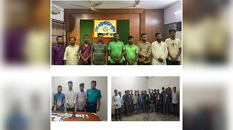 বিশেষ অভিযানে বিভিন্ন অপরাধে জড়িত গ্রেফতার ৩০ 