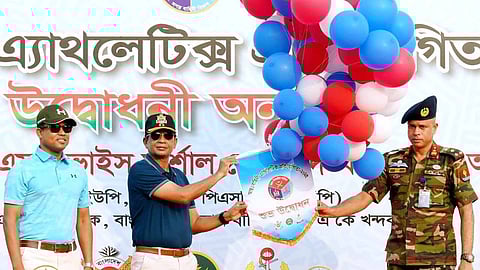আন্তঃবাহিনী অ্যাথলেটিক্স প্রতিযোগিতার উদ্বোধন