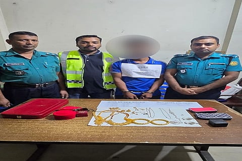 শাহআলীতে চুরির ঘটনায় স্বর্ণালংকার উদ্ধারসহ গ্রেফতার ০১ 