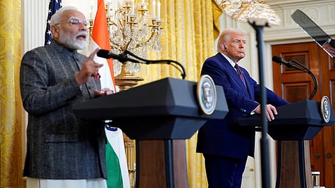 যুক্তরাষ্ট্রের সঙ্গে চুক্তির দ্বারপ্রান্তে ভারত, শুল্ক ১৫-১৬ শতাংশে নামছে: রিপোর্ট
