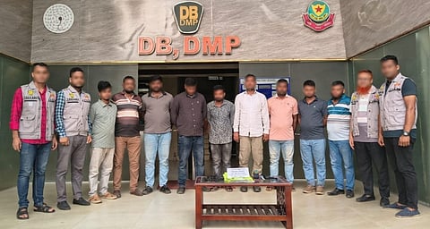 ডাকাতির প্রস্তুতিকালে ডামি পিস্তলসহ ০৯ পেশাদার ডাকাত গ্রেফতার