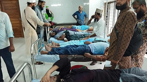 পুলিশের সঙ্গে সংঘর্ষে প্রায় অর্ধশত মাদরাসা শিক্ষক আহত
