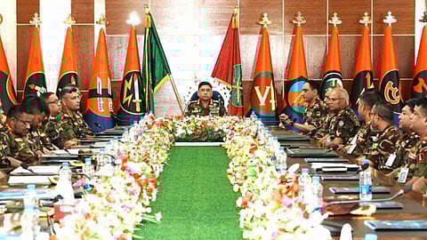 সেনাবাহিনীর আর্টিলারি ও এয়ার ডিফেন্স কোরের অধিনায়ক সম্মেলন অনুষ্ঠিত