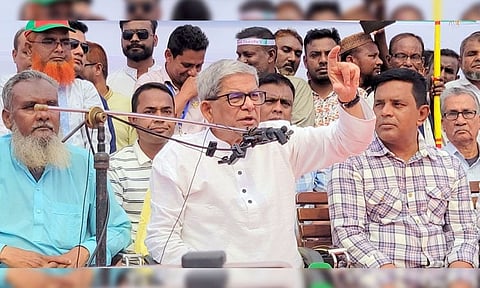 আগামী নির্বাচন চব্বিশের গণহত্যার বিচার ও একাত্তরের দোসরদের বর্জনের : মির্জা ফখরুল