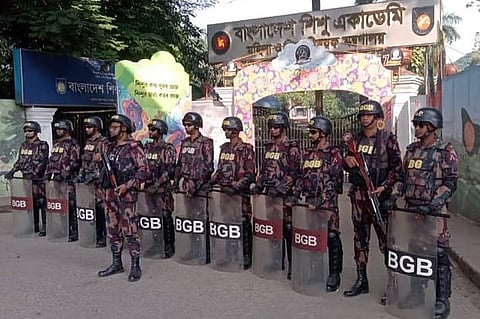 রাজধানী ঢাকা ও আশপাশের জেলায় বিজিবি মোতায়েন
